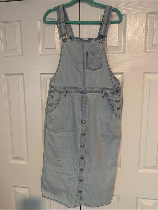 Levi's Dresses & Skirts - Levi's Light Blue Denim Overall Dress with Bib Pocket